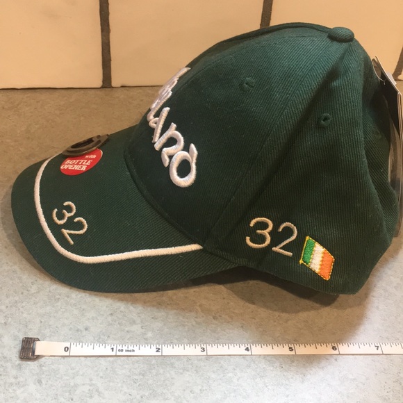 ❤️ 🇮🇪 Ireland hat with bottle opener NEW NWT - Picture 3 of 14